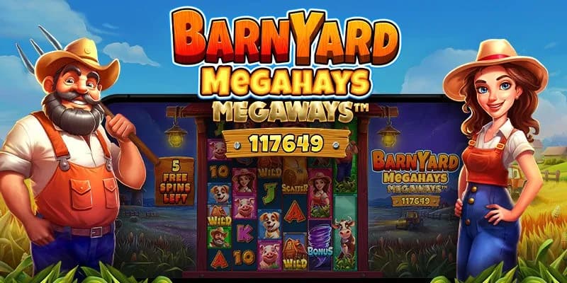 machine a sous Barnyard Megahays Megaways