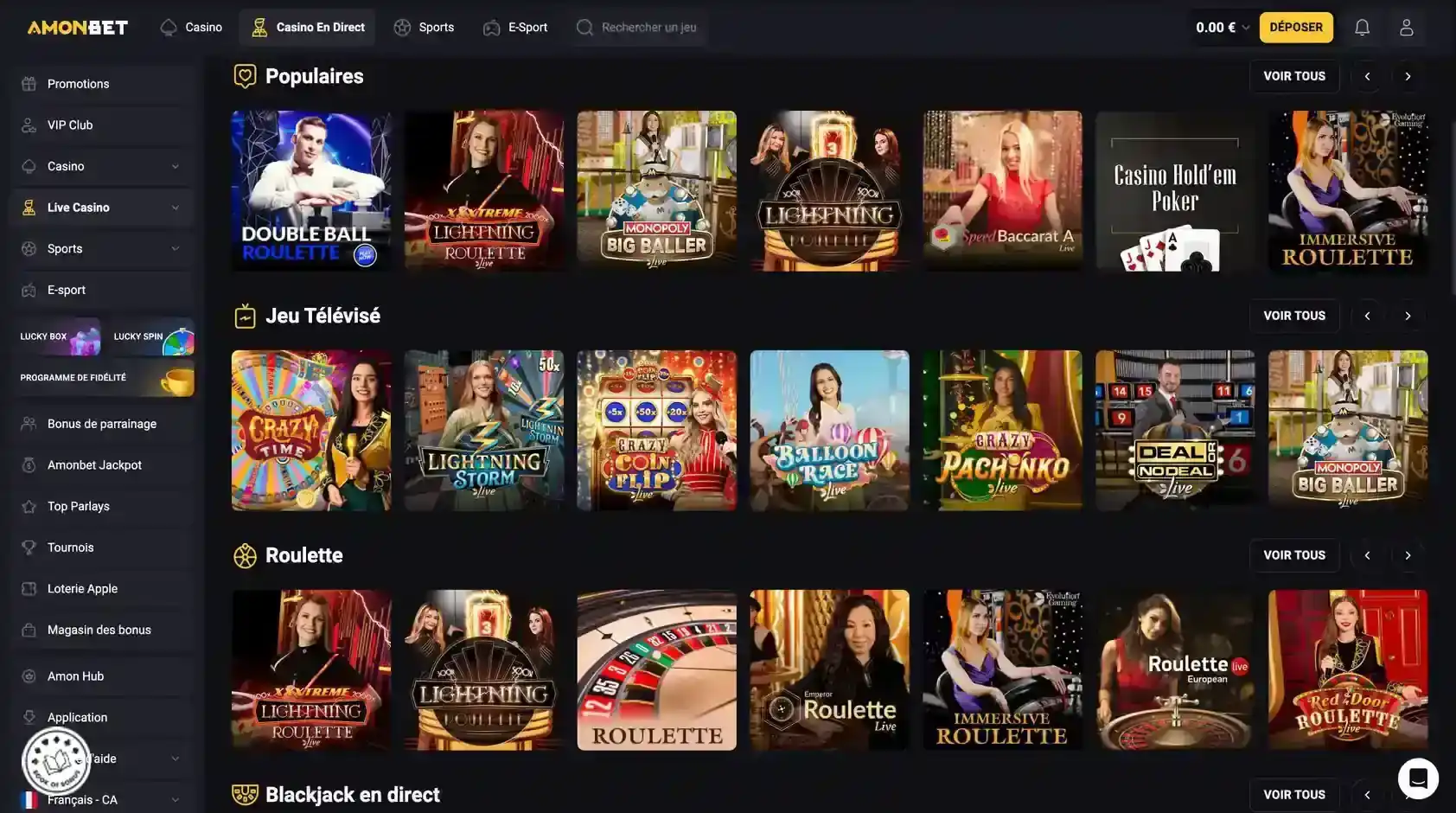 live casino
