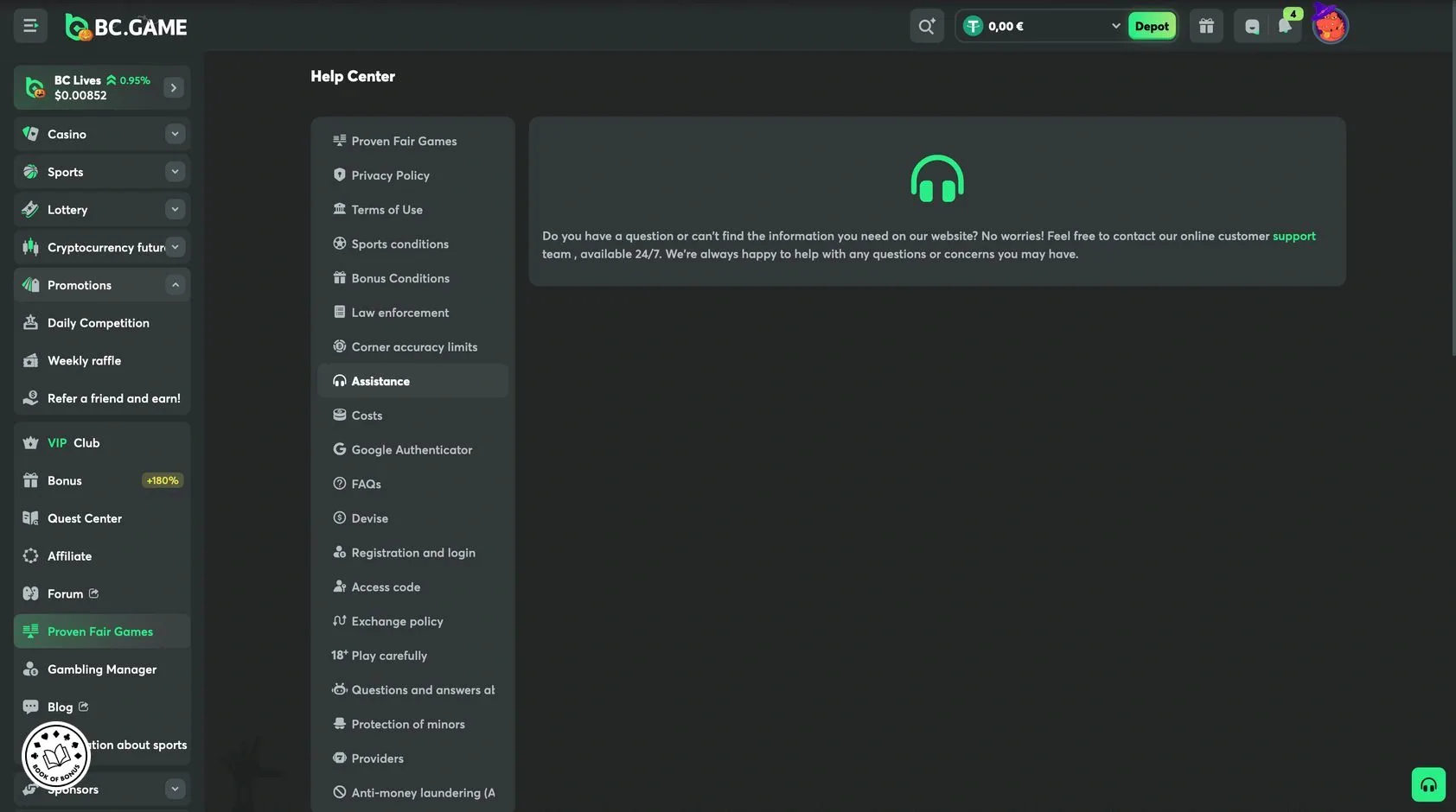 online support