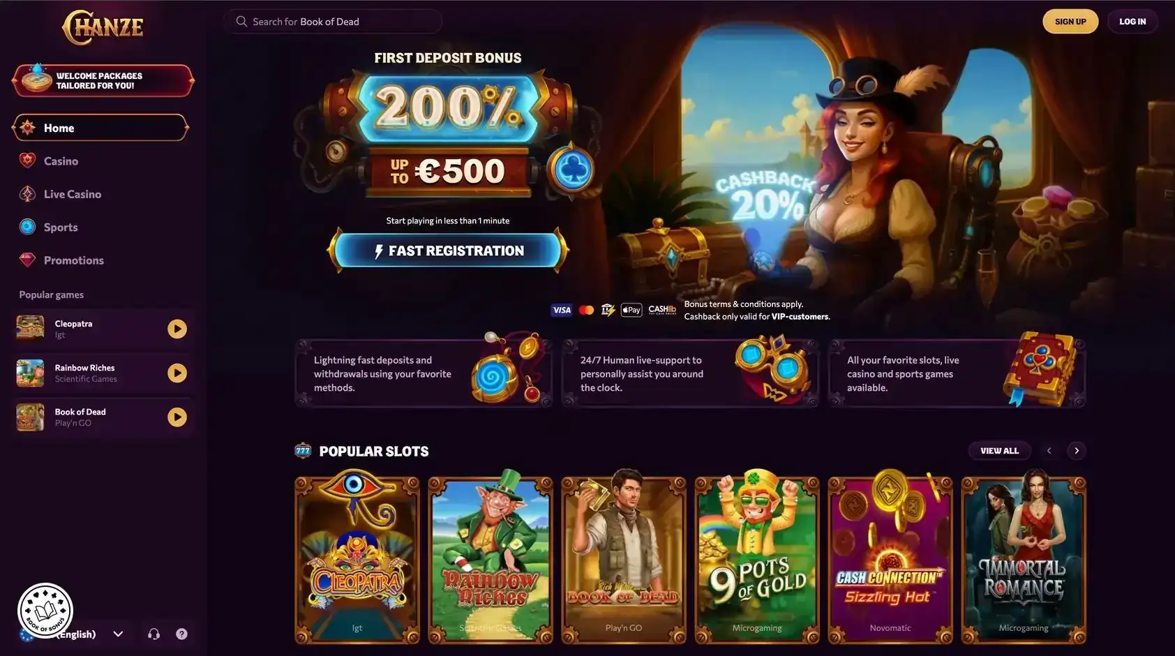 homepage