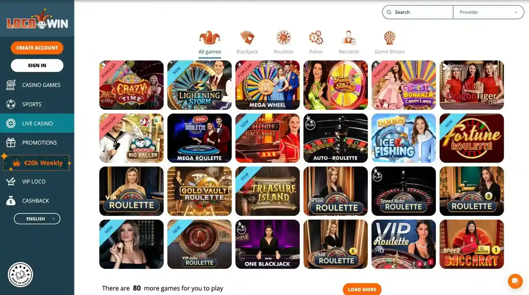 live casino