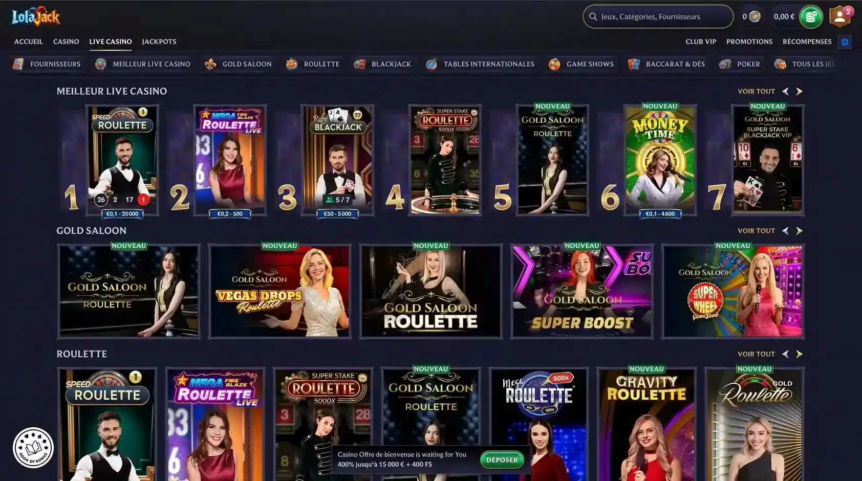 live casino