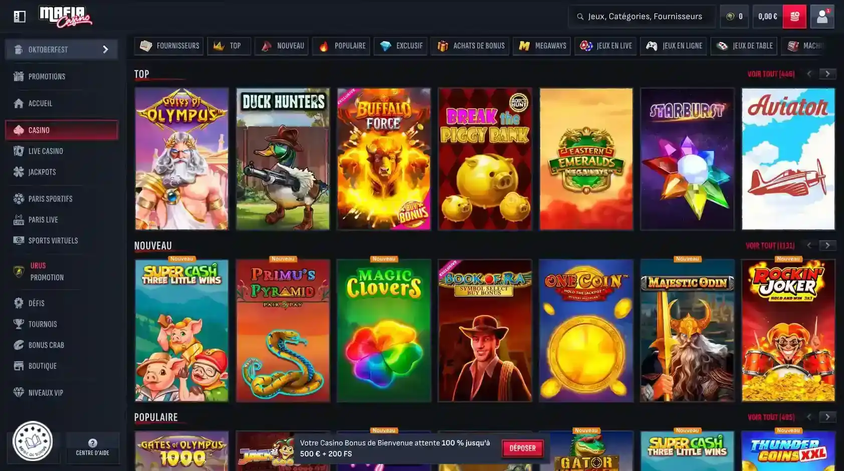 casino games