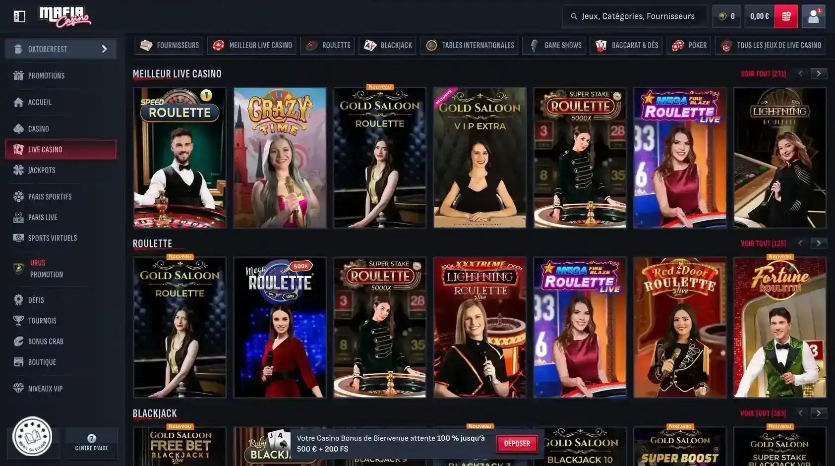 live casino
