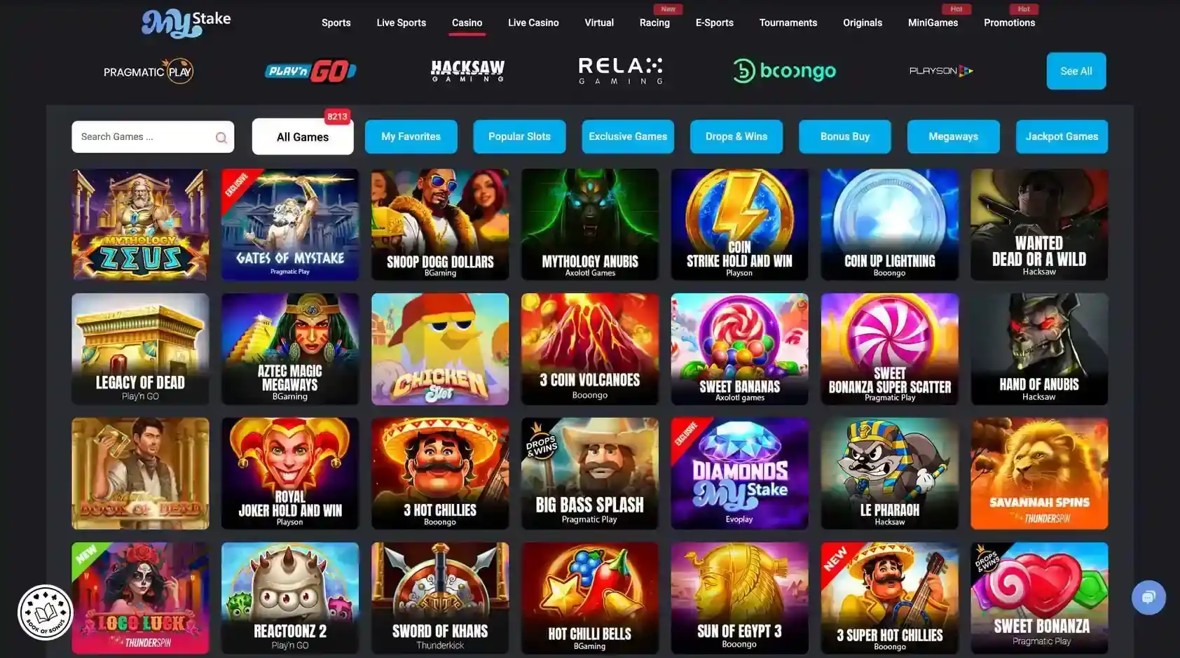 casino games