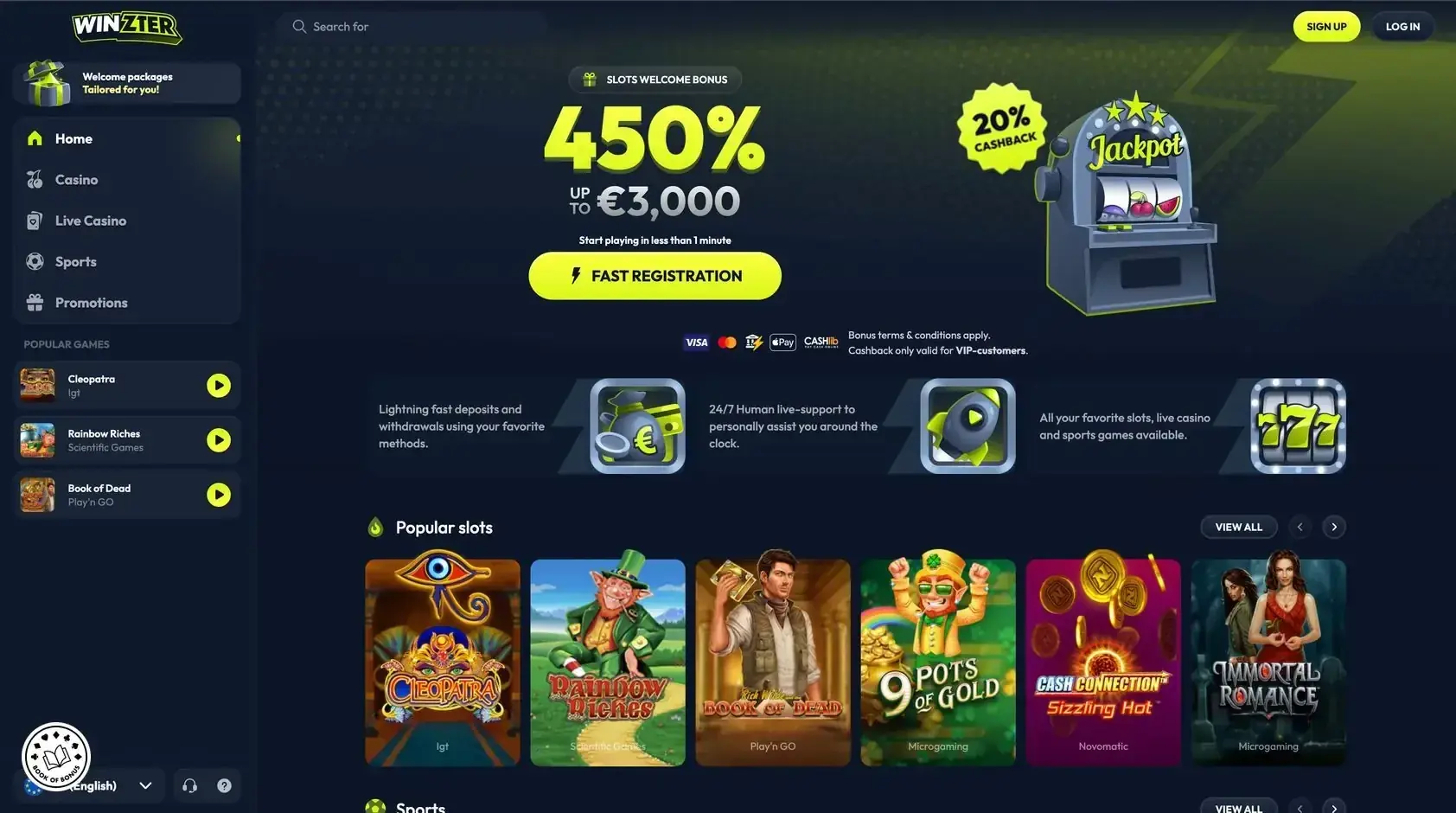 homepage
