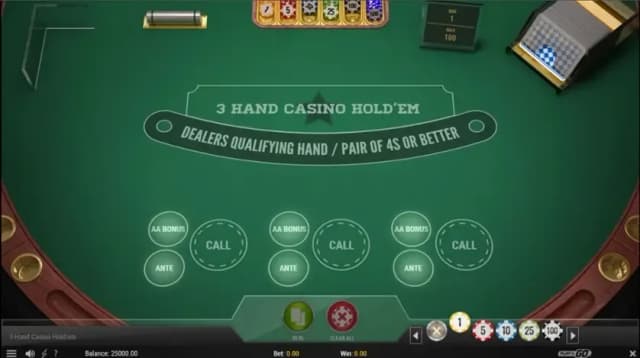 3 Hand Casino Holdem