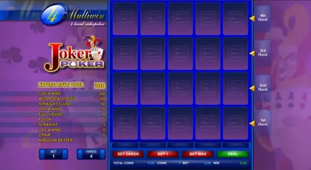 4H Joker Poker (Espresso)
