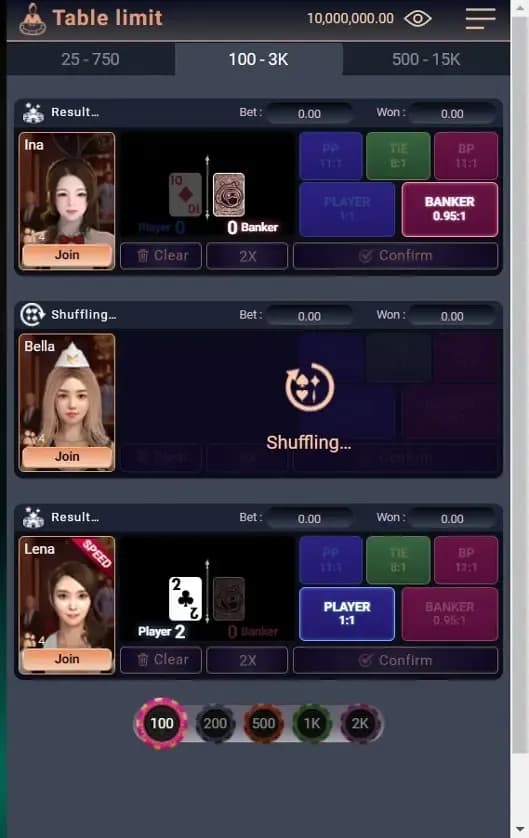 Baccarat Babes