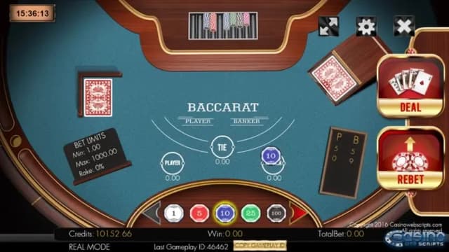 Baccarat (Casino Web Scripts)