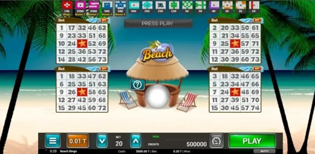 Beach Bingo