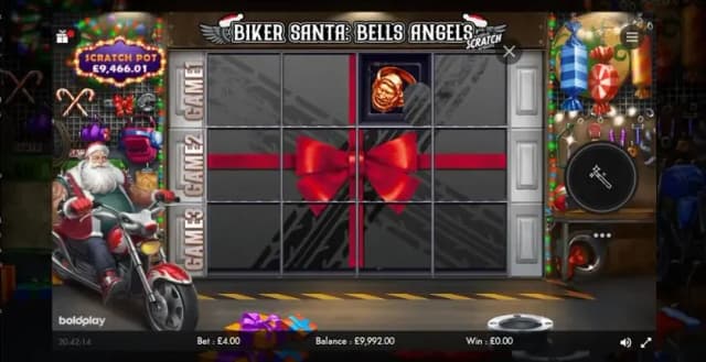 Biker Santa: Bells Angels Scratch