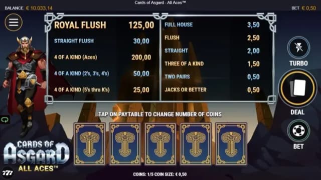 Cards of Asgard All Aces