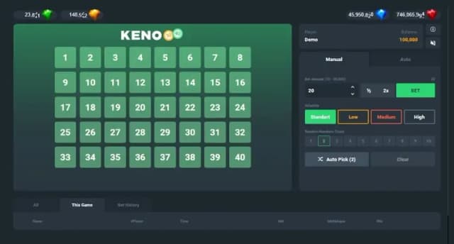 Instant Keno (Popok Games)