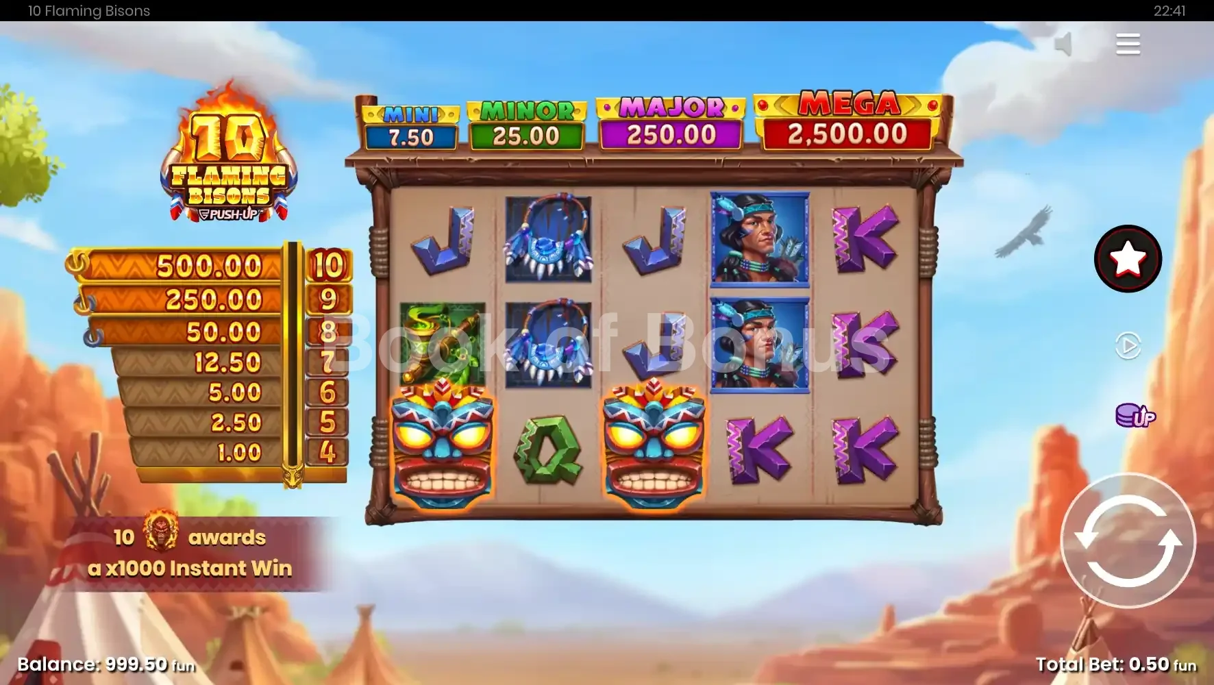 Jeu de base 10 Flaming Bisons