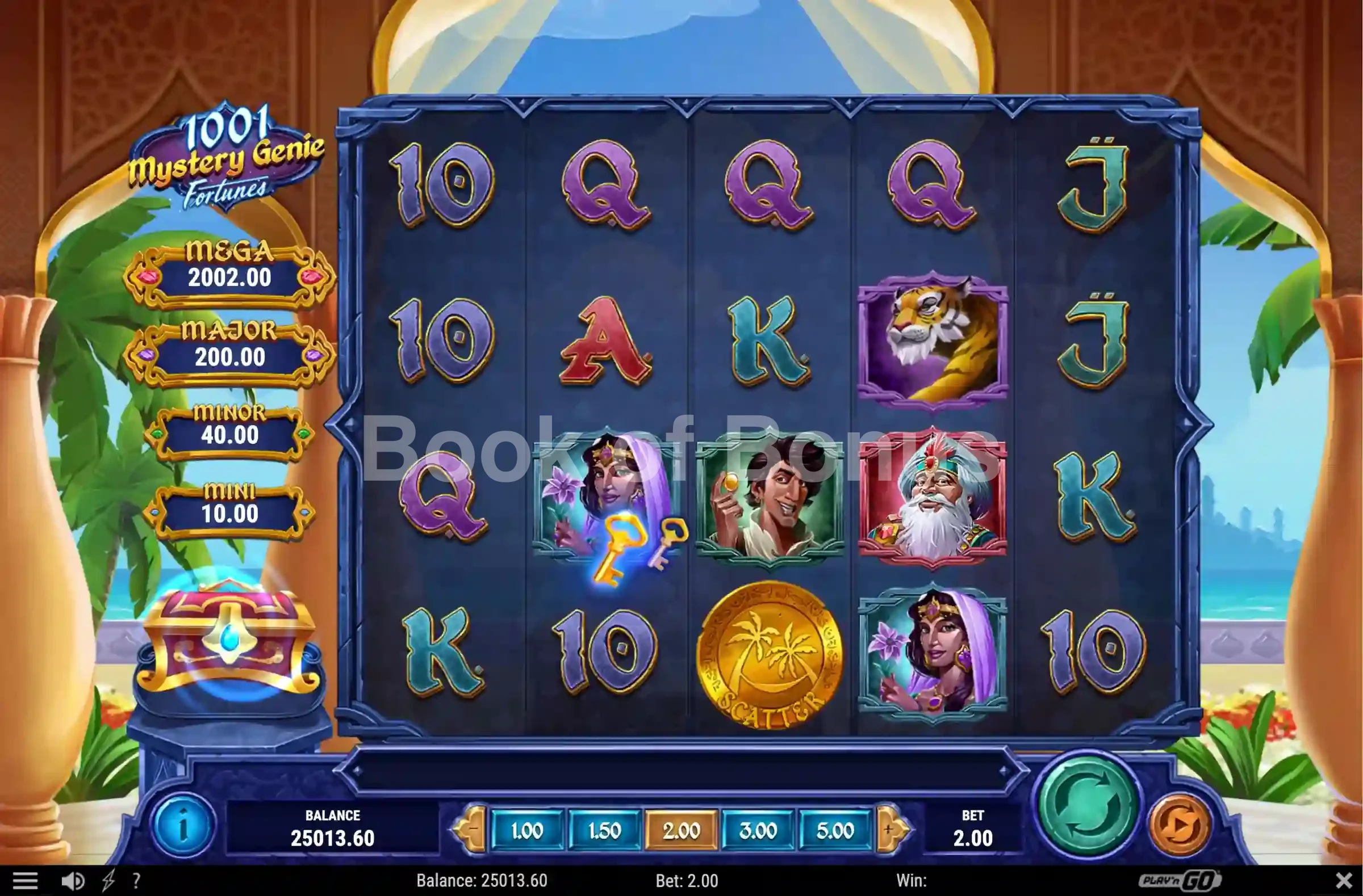 1001 Mystery Genie Fortunes par Play'n GO - base game 2