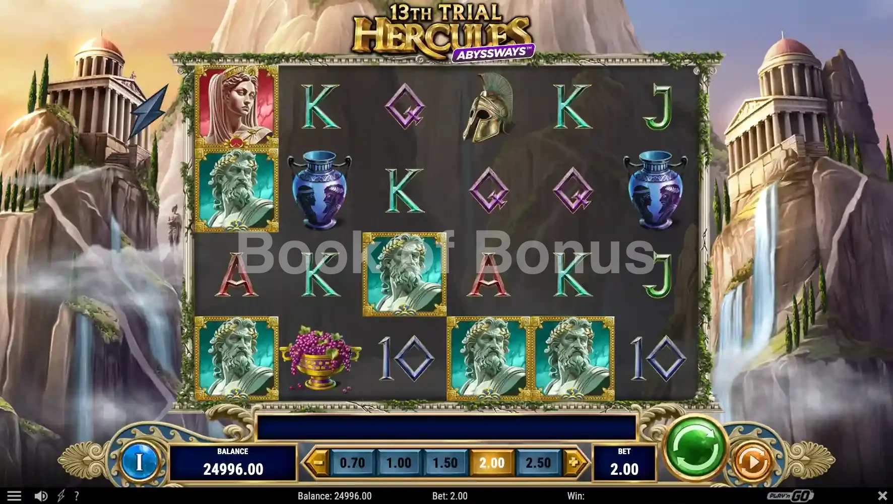 13th Trial Hercules Abyssways par Play'n GO - base game 2