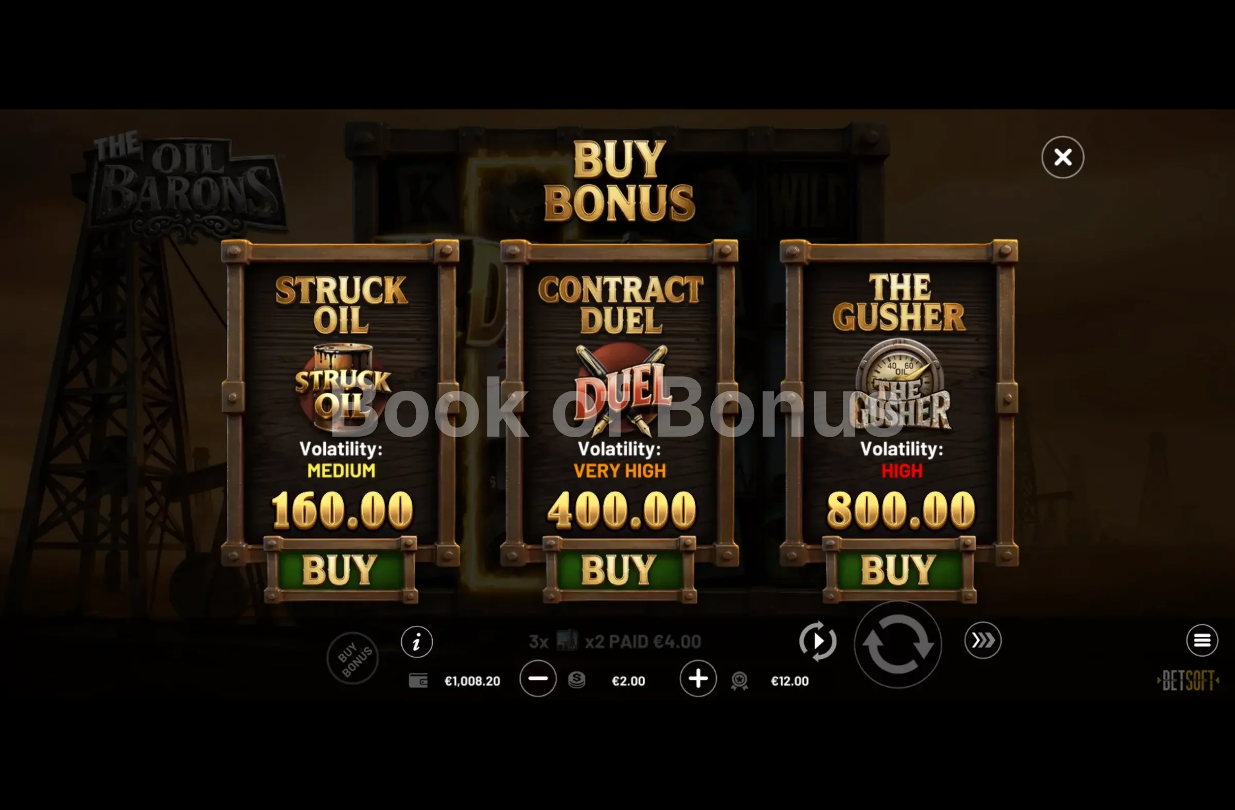 Achat de bonus 3 Piggies of Bank