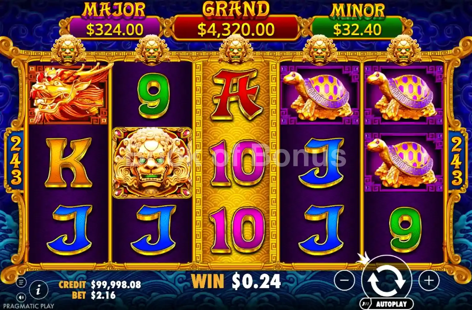 Jeu de base 5 Lions Gold
