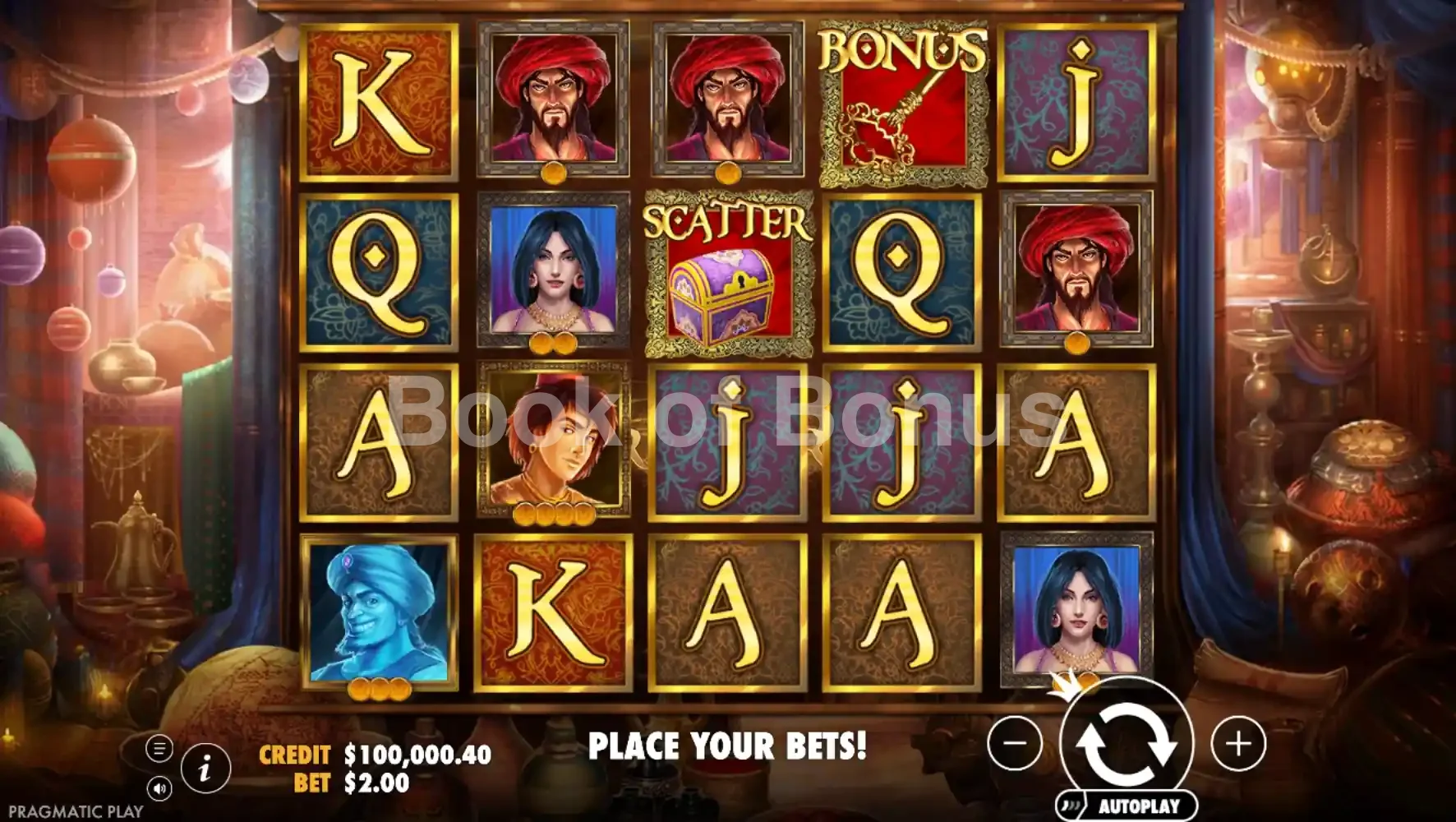 Jeu de base Aladdin's Treasure