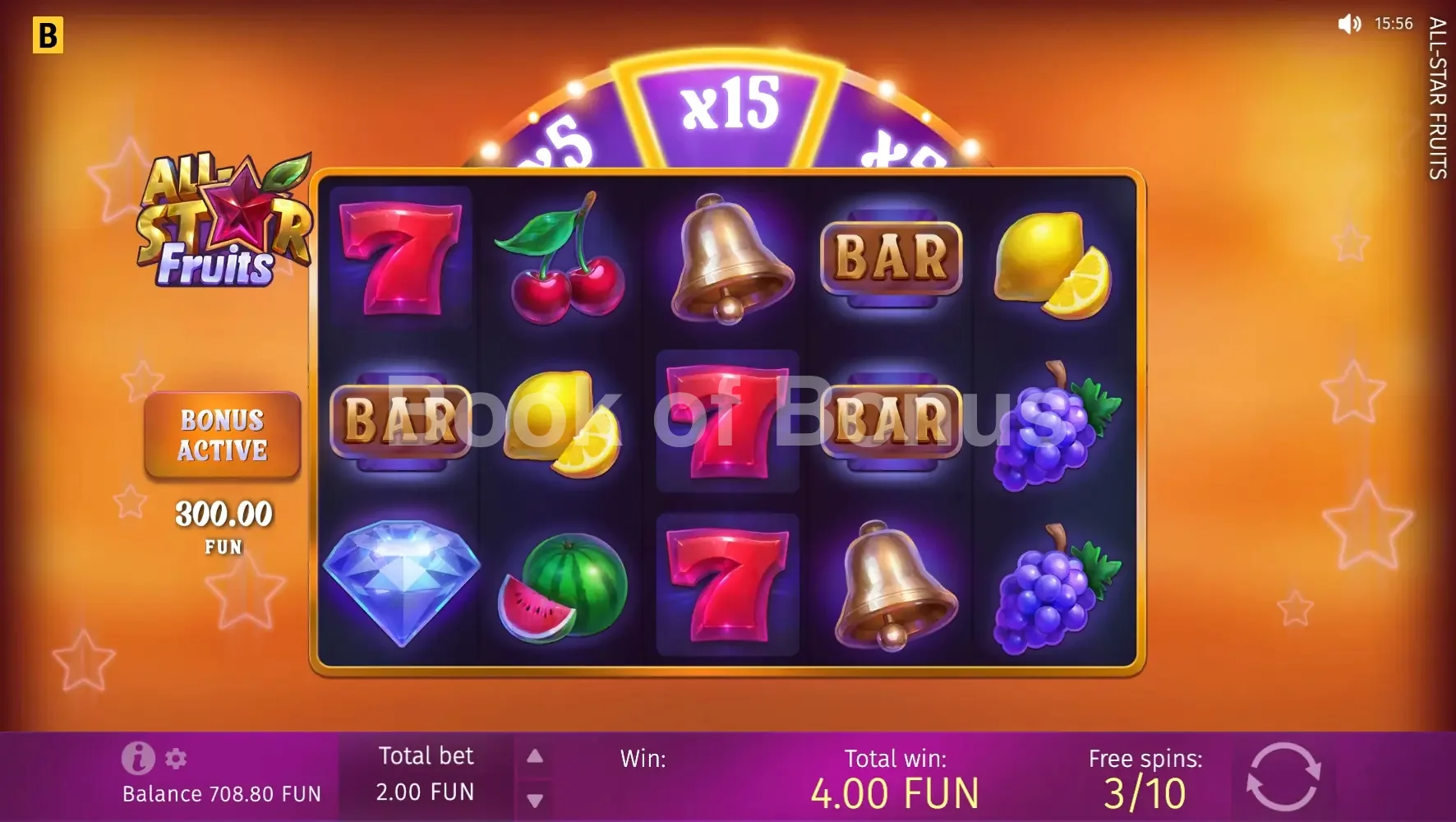 All Star Fruits par BGaming - tours gratuits