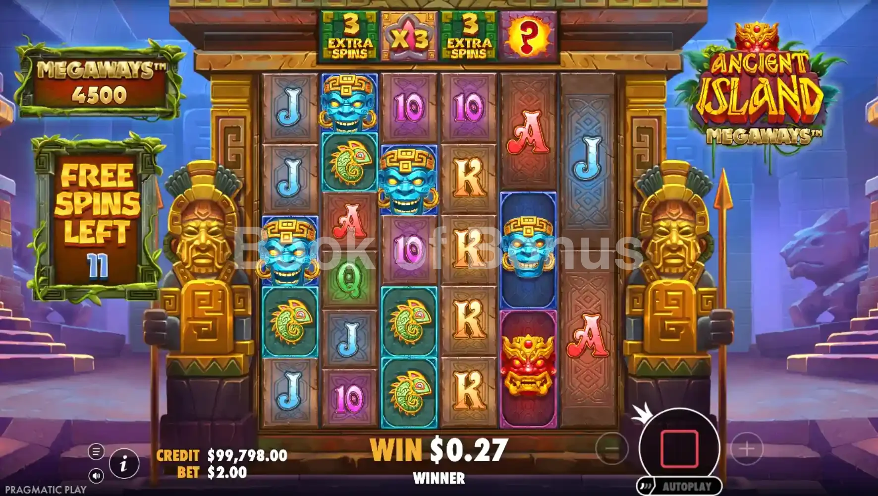 Ancient Island Megaways par Pragmatic Play - tours gratuits