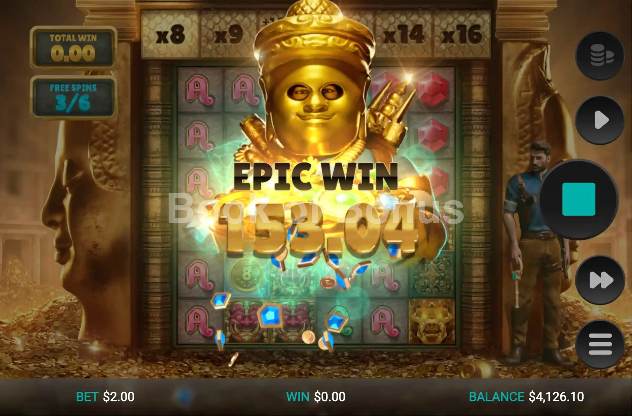 Ancient Tumble par Relax Gaming - gros gain