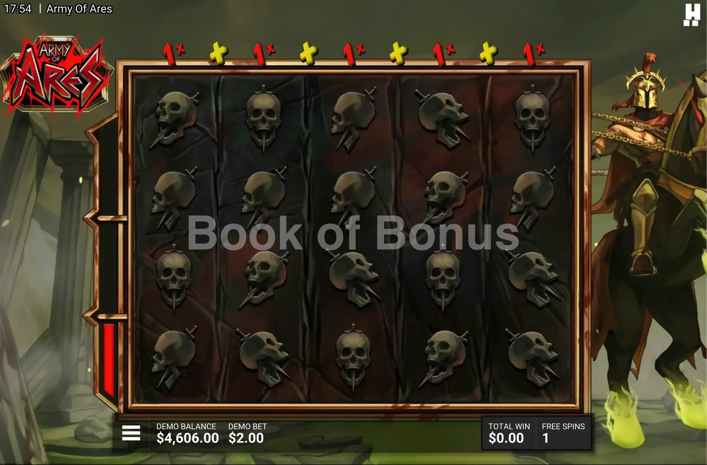 Army of Ares par Hacksaw Gaming - tours gratuits