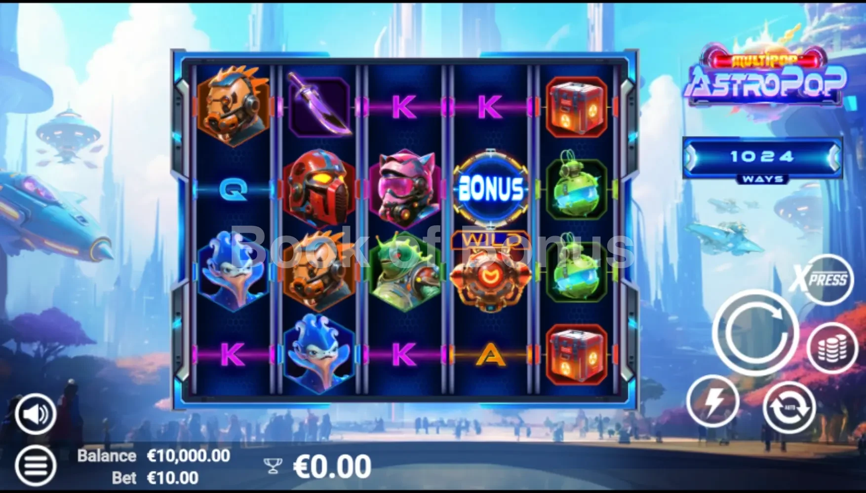 AstroPop par Avatar UX - jeu de base et disposition des rouleaux