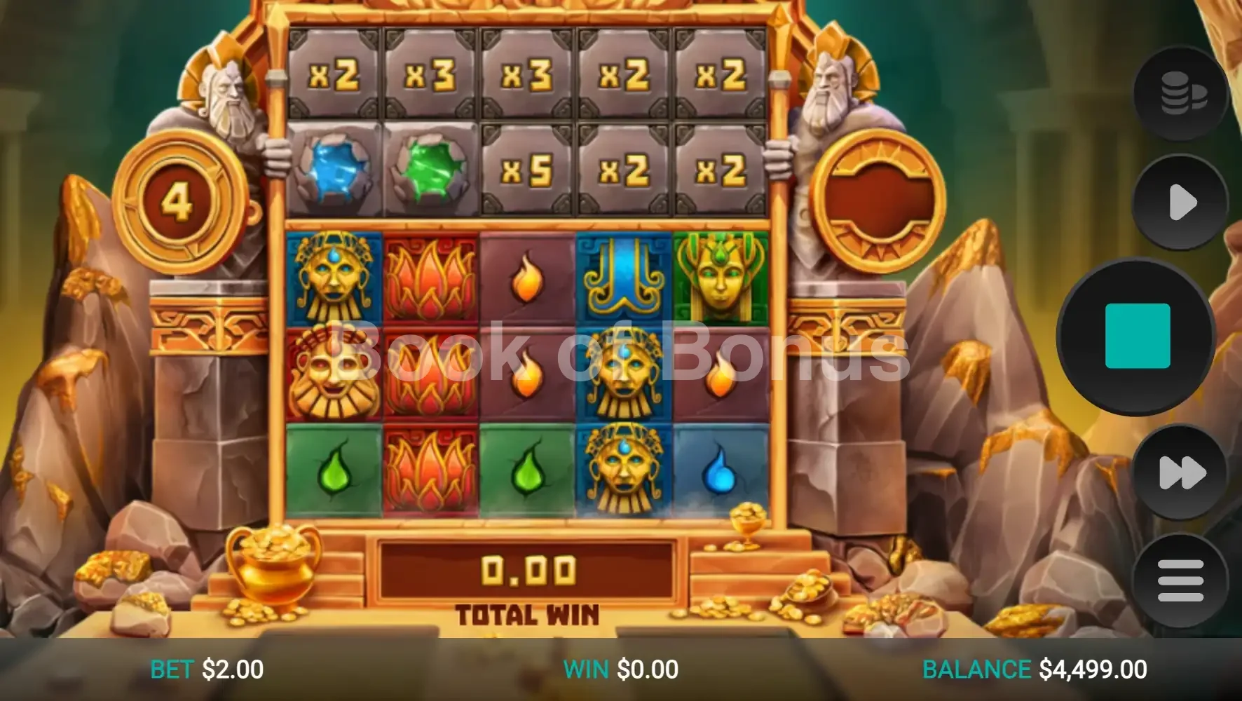 Atlantis Crush par Relax Gaming - tours gratuits