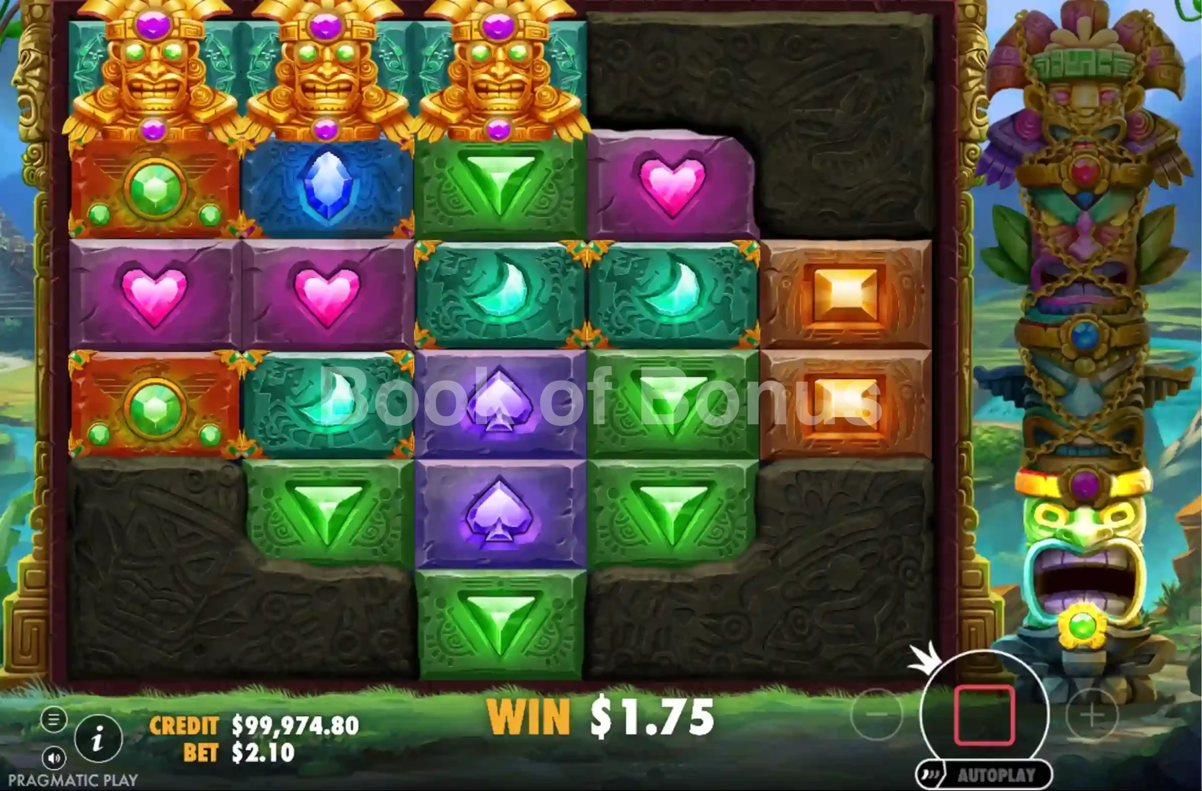 Aztec Bonanza par Pragmatic Play - base game 2