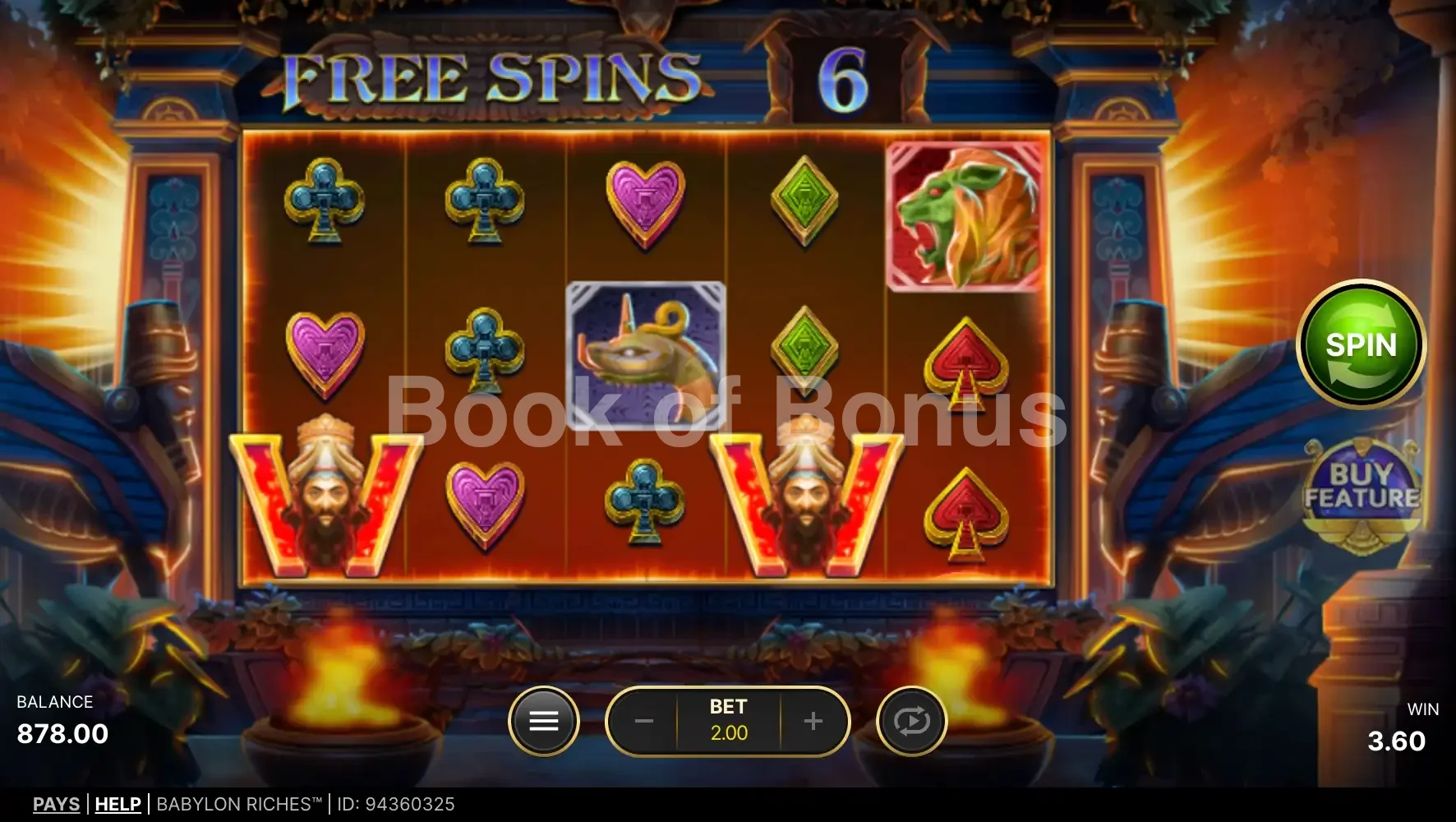 Babylon Riches par NetEnt - tours gratuits