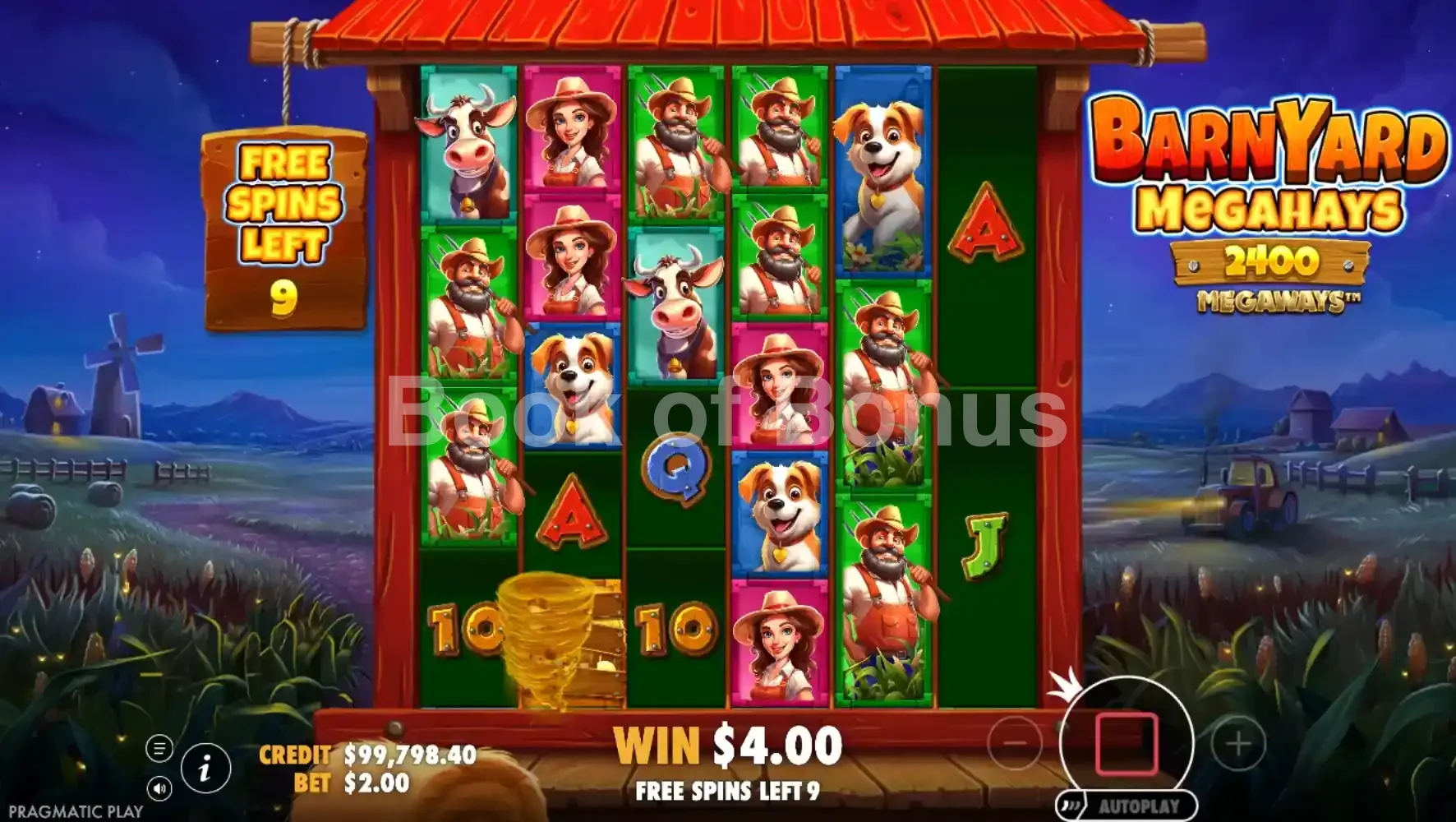 Barnyard Megahays Megaways par Pragmatic Play - tours gratuits