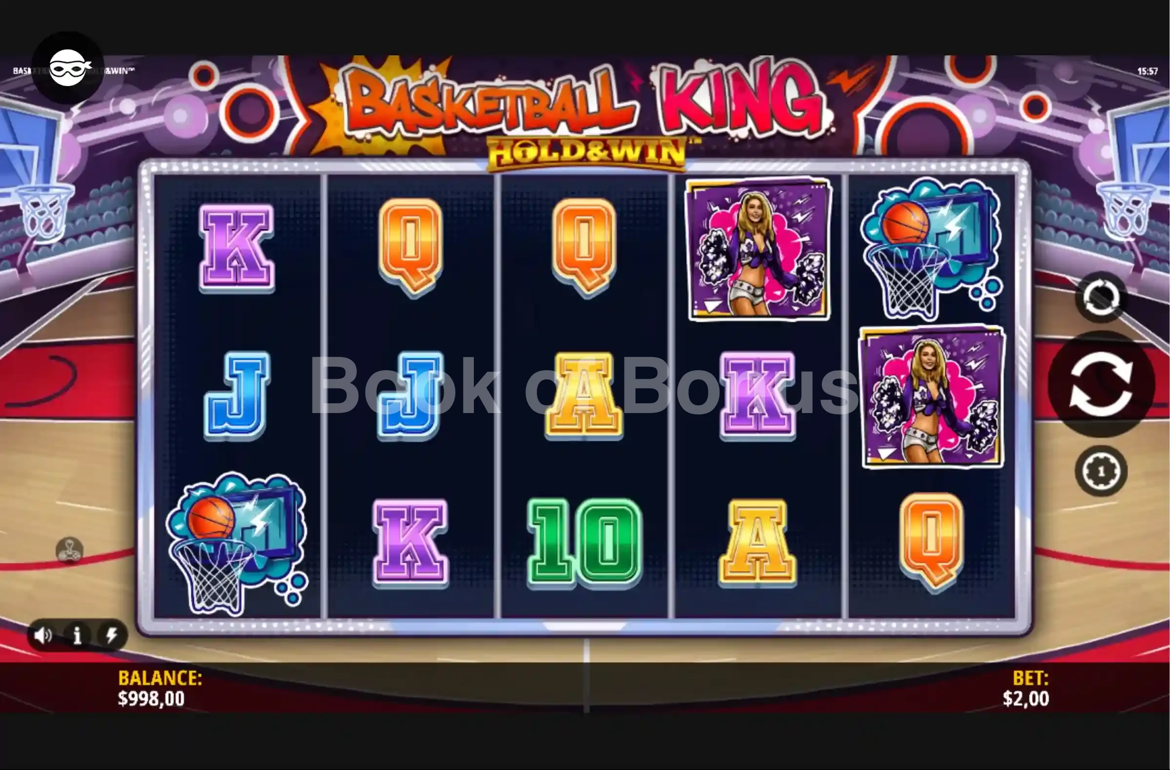 Jeu de base Basketball King Hold & Win