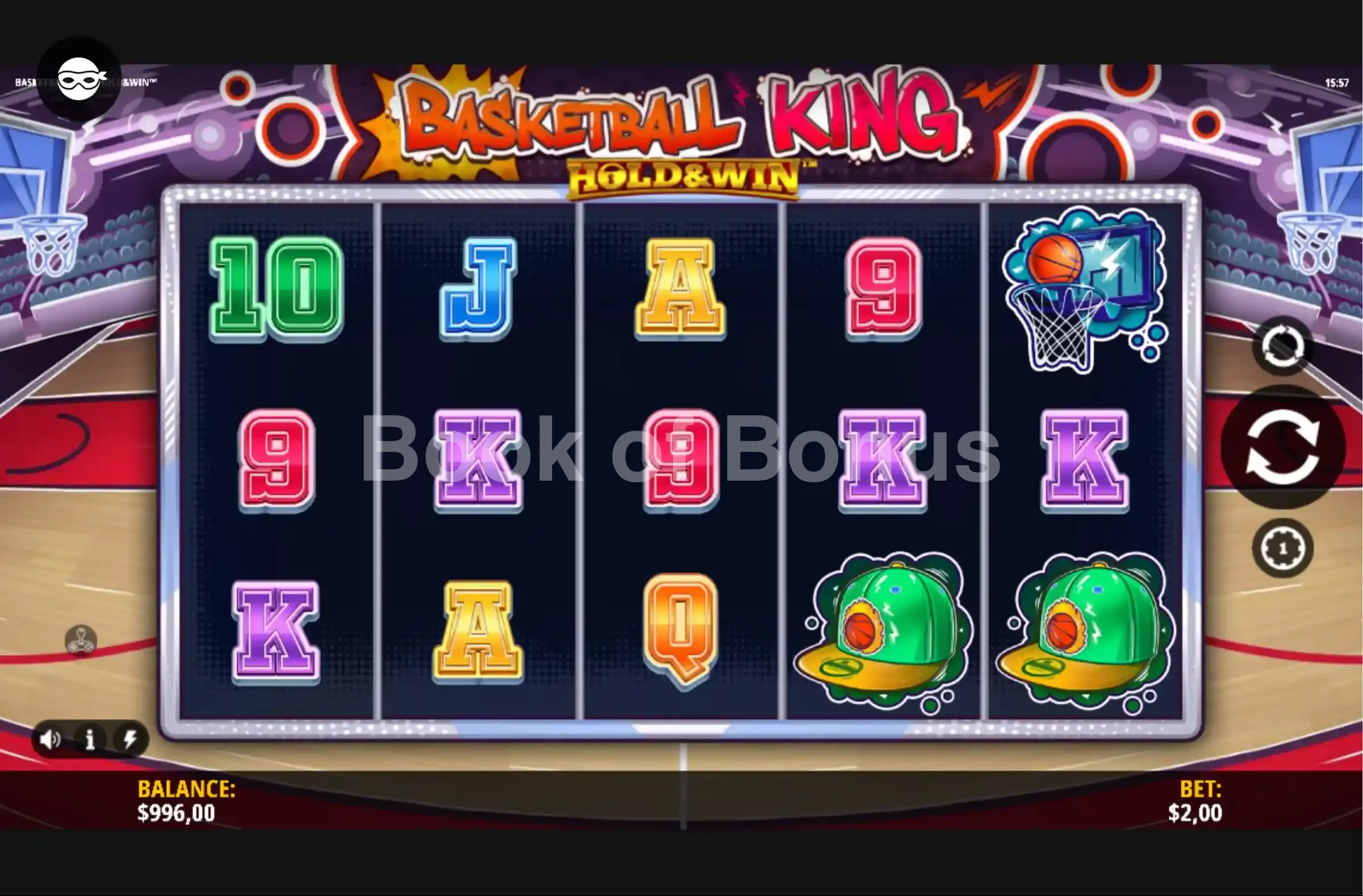 Feature Hold & Win Basketball King Hold & Win