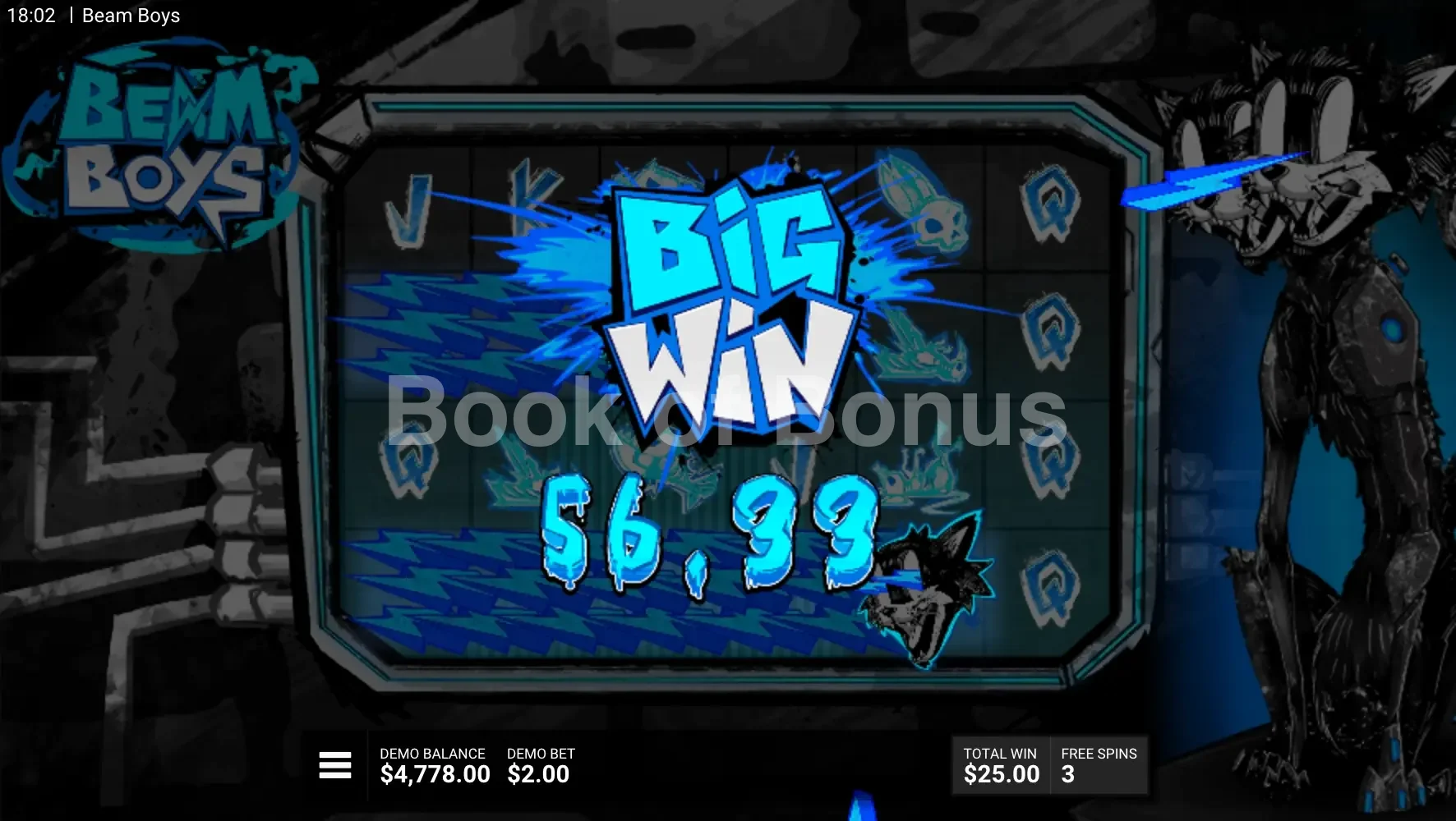 Beam Boys par Hacksaw Gaming - gros gain