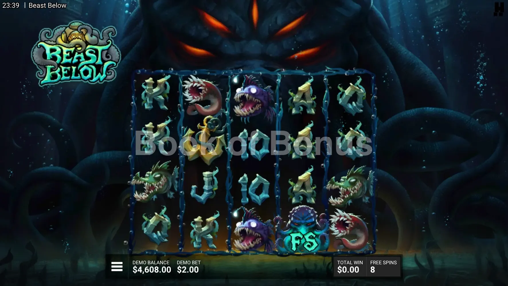 Beast Below par Hacksaw Gaming - tours gratuits