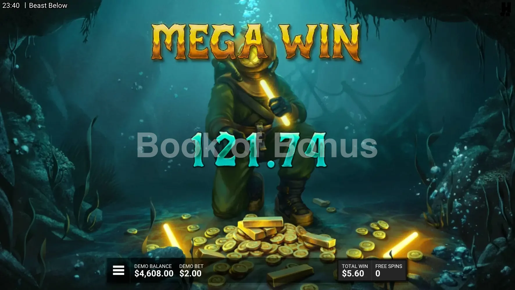 Beast Below par Hacksaw Gaming - gros gain
