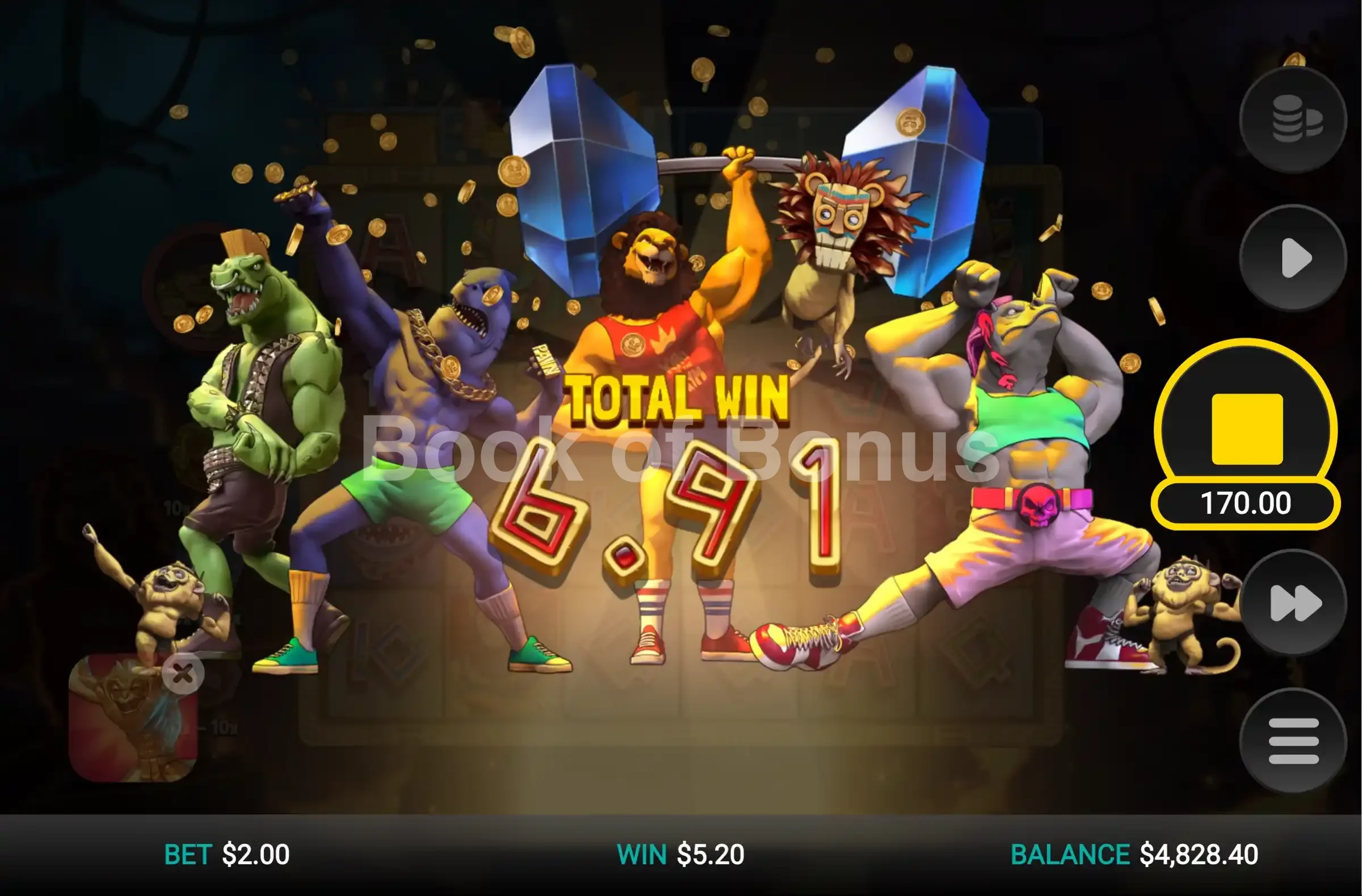 Beast Gains par Relax Gaming - gros gain