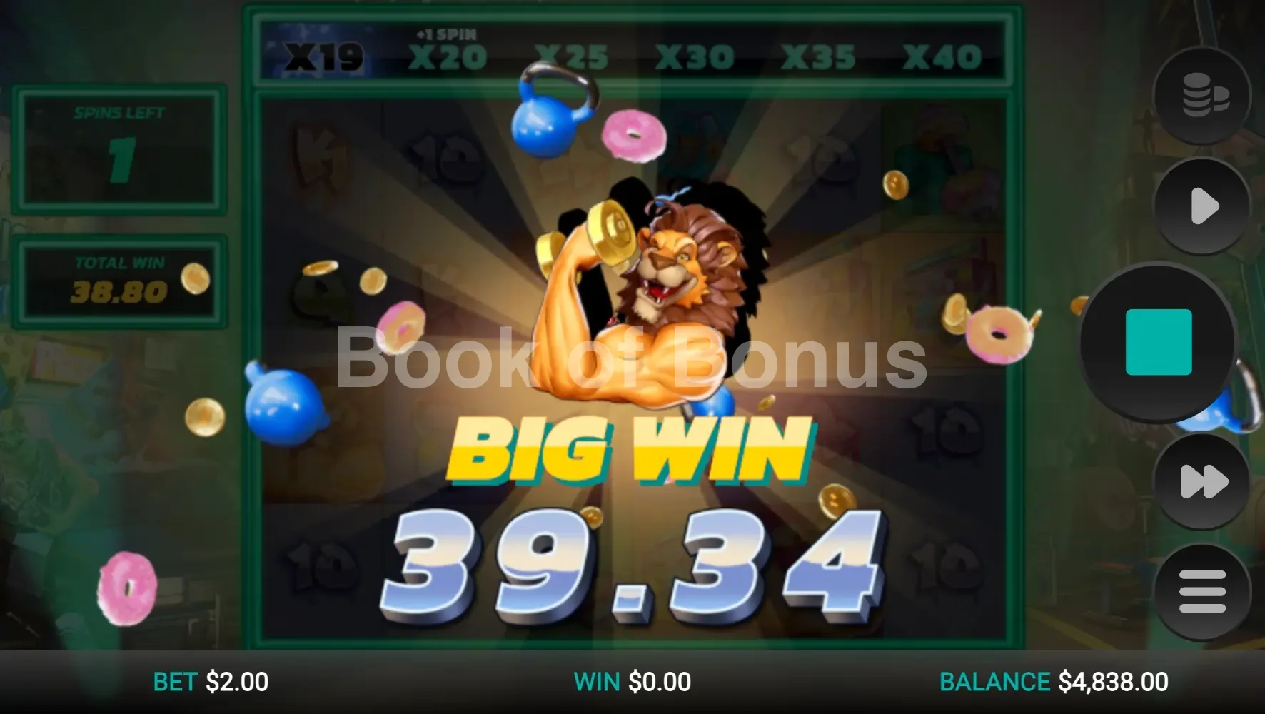 Beast Mode par Relax Gaming - gros gain