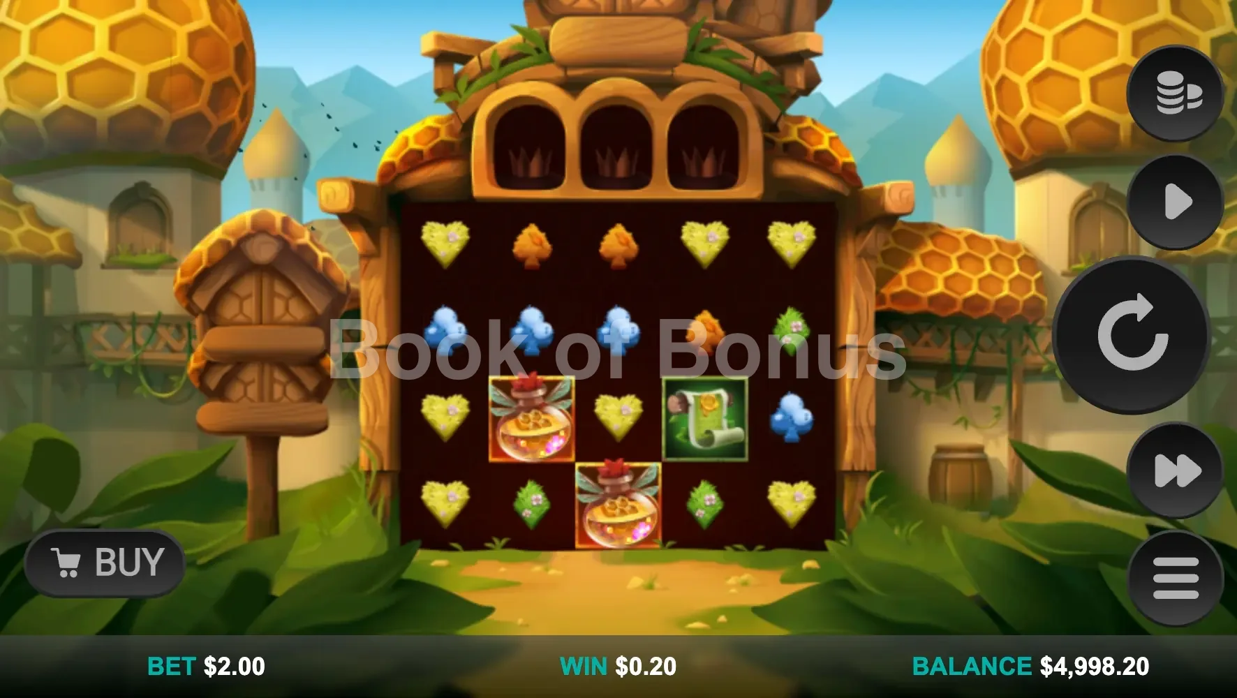 Beellionaires Dream Drop par Relax Gaming - jeu de base et disposition des rouleaux