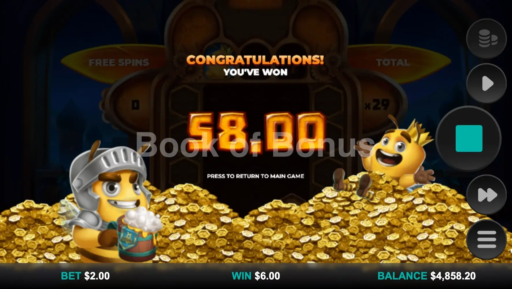Beellionaires Dream Drop par Relax Gaming - gros gain