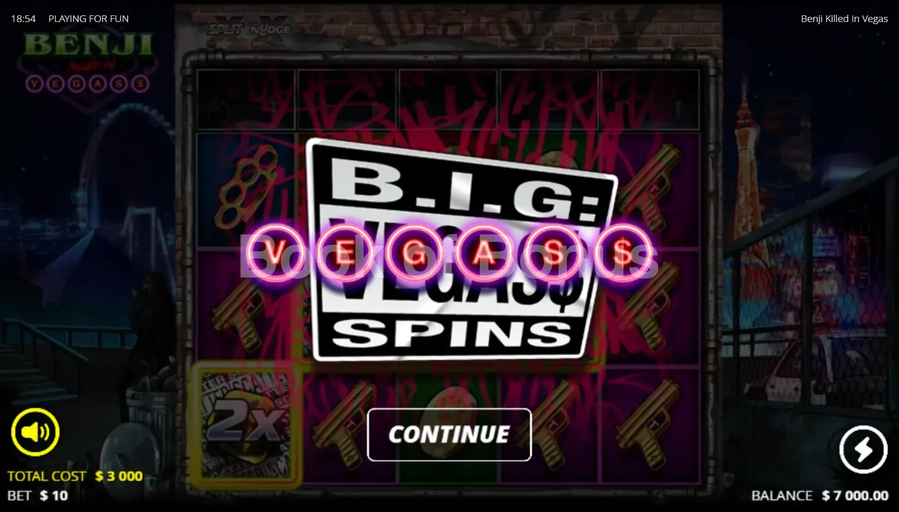 Benji Killed in Vegas par Nolimit City - tours gratuits