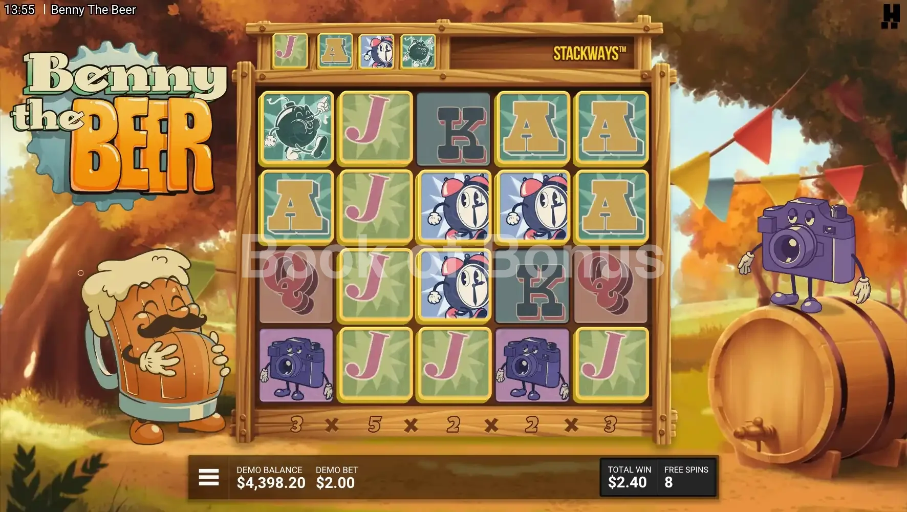 Benny The Beer par Hacksaw Gaming - tours gratuits