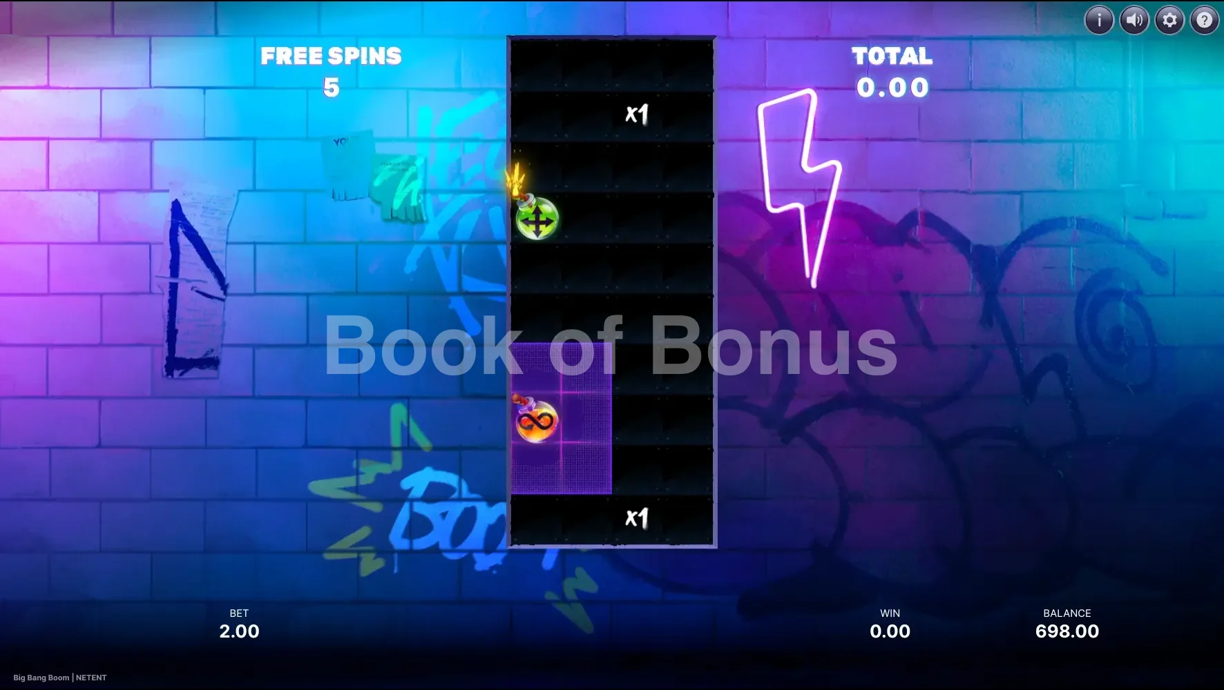Big Bang Boom par NetEnt - tours gratuits