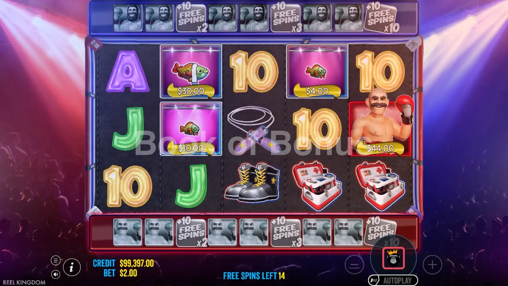 Tours gratuits Big Bass Boxing Bonus Round