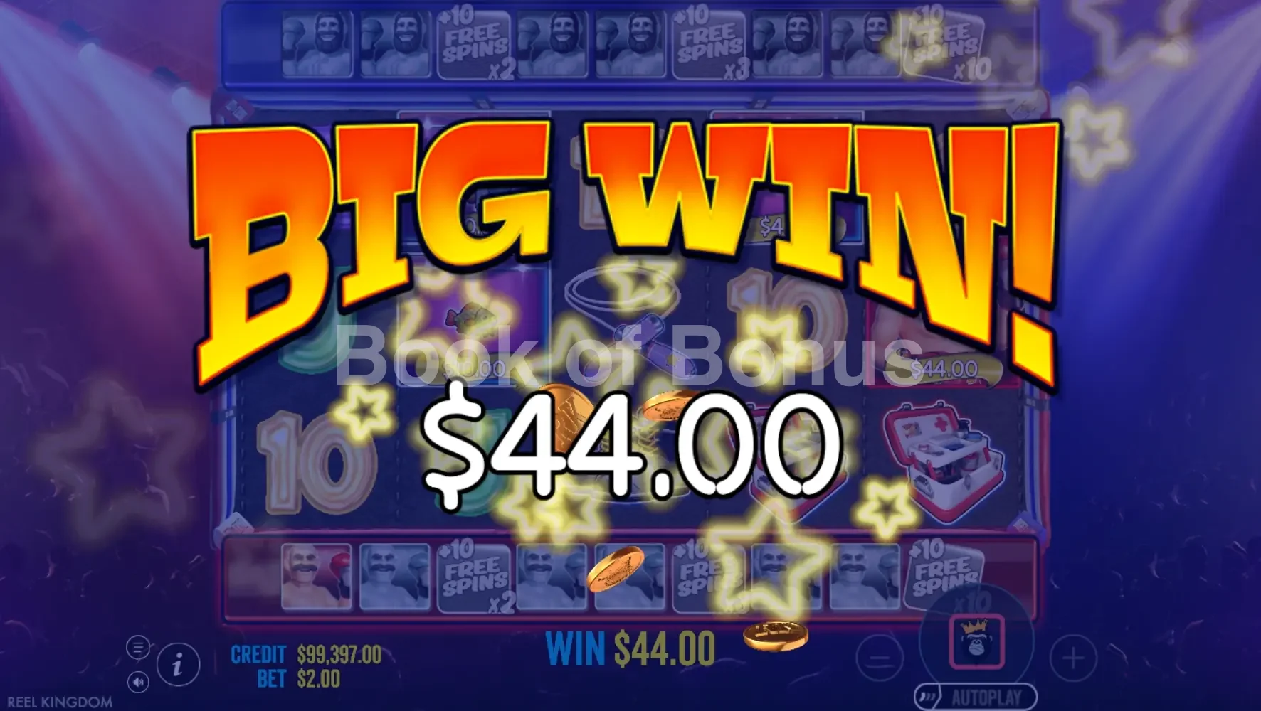Grand gain Big Bass Boxing Bonus Round