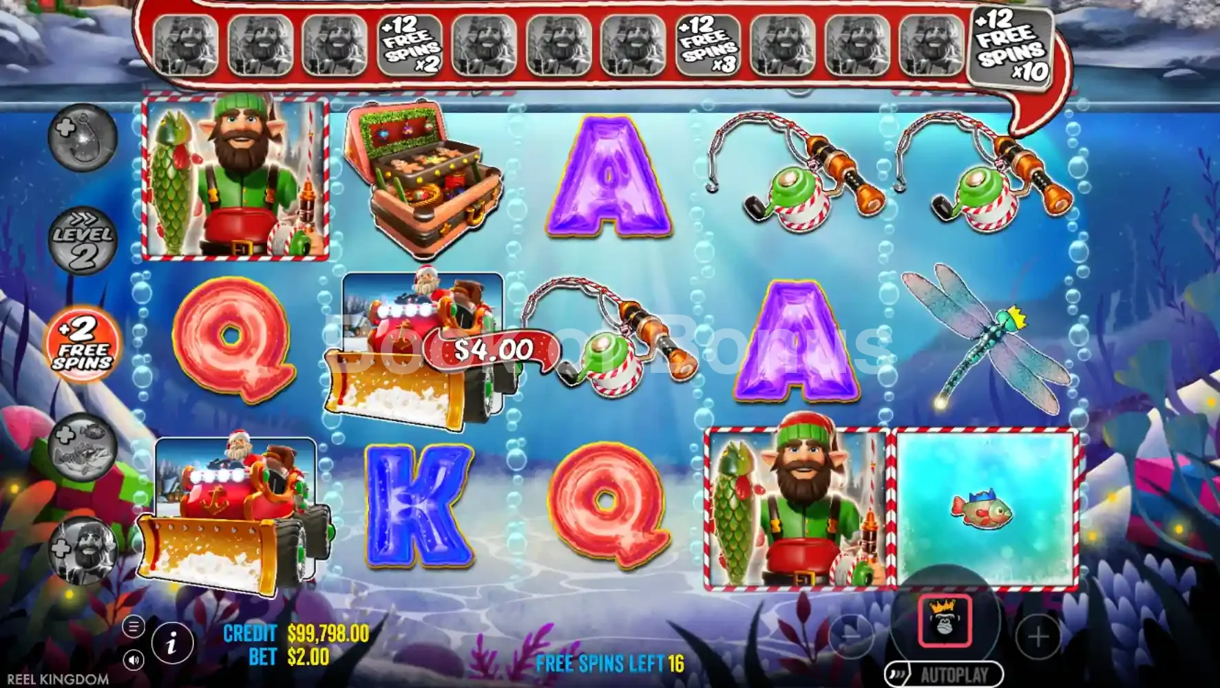 Big Bass Christmas Bash par Reel Kingdom - tours gratuits