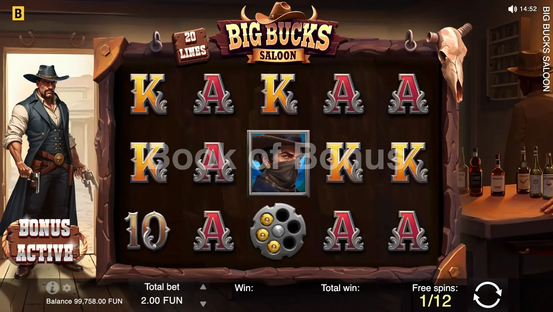 Big Bucks Saloon par BGaming - tours gratuits