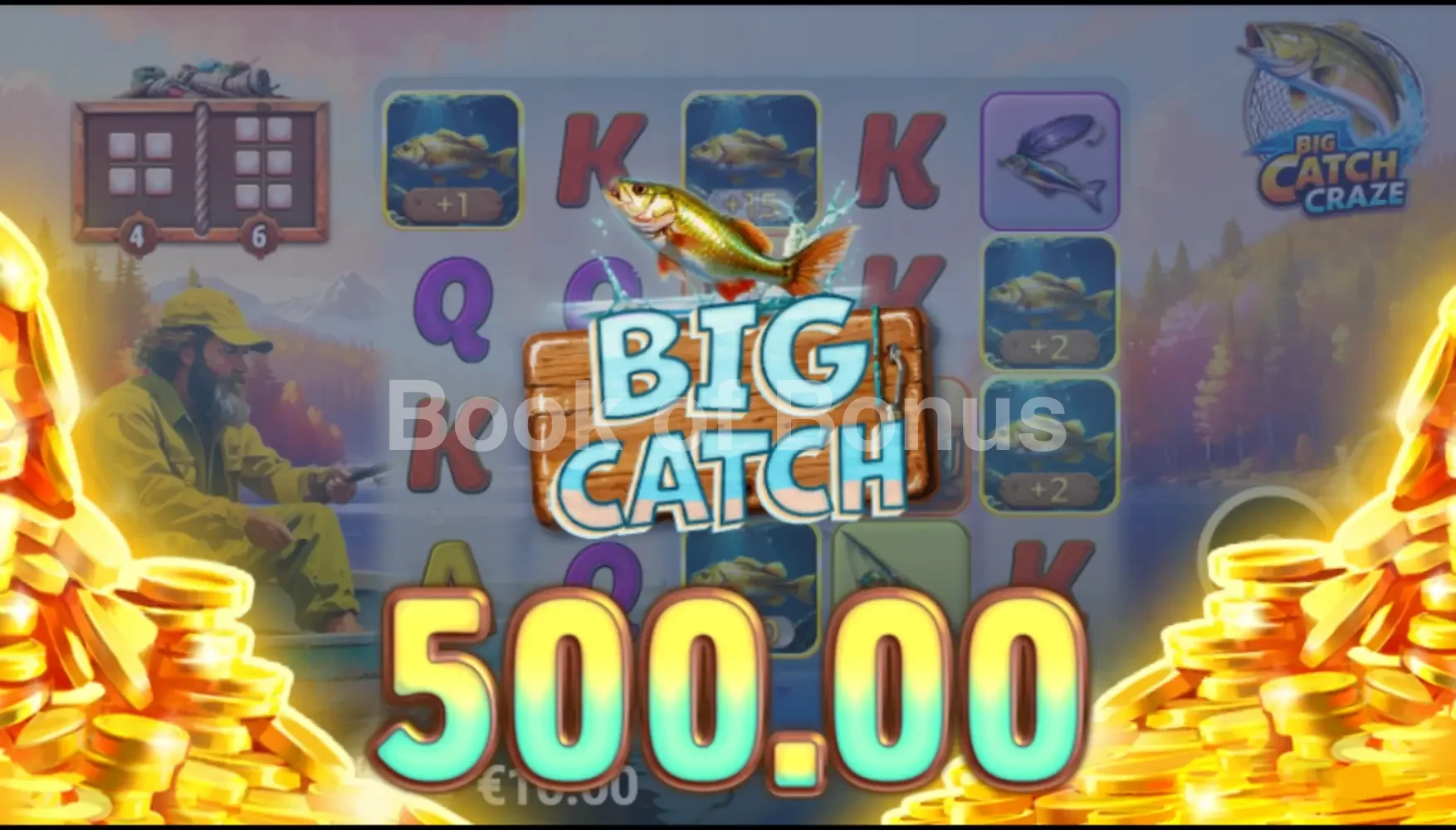 Big Catch Craze par Avatar UX - gros gain
